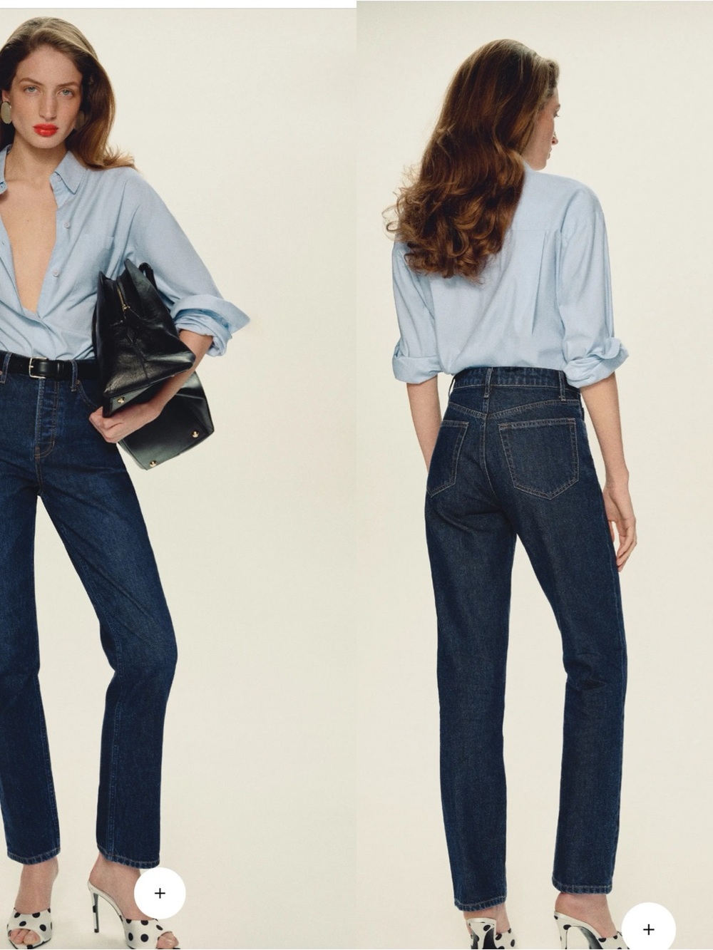 Reformation - Women's High-Rise Straight Leg Jeans - size 23